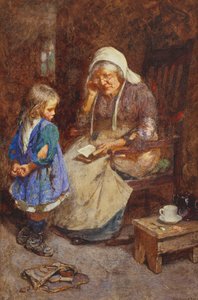 知識のとげのある道」、1909 作： John Henry Henshall