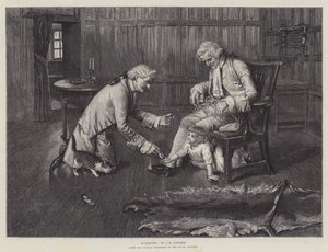 ロイヤルアカデミーで展示された写真のプレイメイト 作： John Henry Lorimer