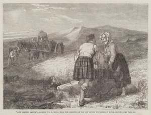 愛は水色の新しい画家協会の展覧会から労働を軽くします 作： John Henry Mole