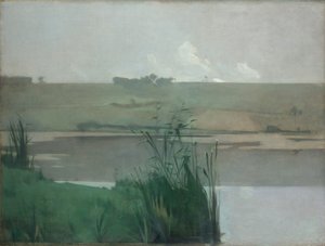 アルクラバタイユ、1885年。 作： John Henry Twachtman