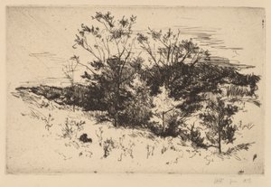 秋のエイボンデール 作： John Henry Twachtman