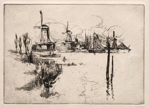 ドルドレヒト。 作： John Henry Twachtman