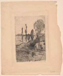 フランスの風景 作： John Henry Twachtman