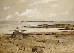 グロスターコースト、 作： John Henry Twachtman