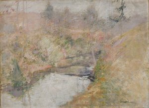 ヘムロック・プール 作： John Henry Twachtman