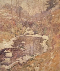ヘムロックプール、1900年頃 作： John Henry Twachtman