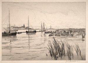 ホランド ダイクス 作： John Henry Twachtman