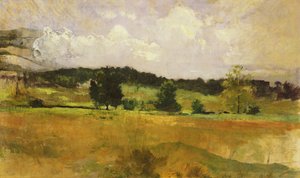 風景研究、1900年頃 作： John Henry Twachtman