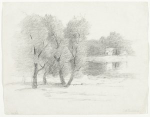 19世紀後半から20世紀初頭の風景 作： John Henry Twachtman