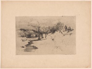 雪景色 作： John Henry Twachtman