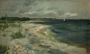 嵐の雲、1880。 作： John Henry Twachtman