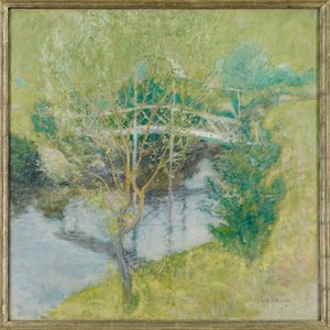 ホワイトブリッジ、1895年頃 作： John Henry Twachtman