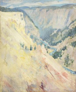 イエローストーン公園、 作： John Henry Twachtman