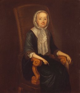 ハンナ・キャロウヒル・ペン（1664-1726）c.1742 作： John Hesselius