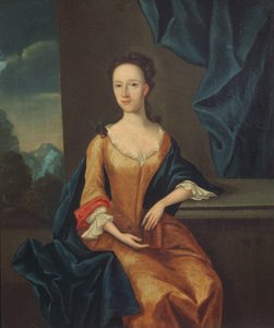 ゴッドフリーネラー卿によって最初に考えられたトーマスフリーム夫人（1704-c.1751）、1742年頃 作： John Hesselius