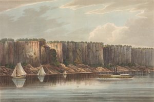 The Palisades No.19 of The Hudson River Portfolio, 1823-24. 作： John Hill