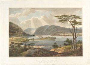 フィッシュキルからウェストポイントを望む 作： John Hill after William Guy Wall