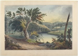 ジェサップズ ランディング付近の景色 作： John Hill, after William Guy Wall