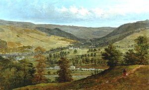Broadbottomからのクラッグヴェイル＆ストックホール、1869年 作： John Holland
