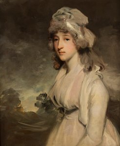 ホンの肖像画。 リザベス・ダイアナ・ブリッジマン、ガニング夫人（1764-1810）、1784-1810年頃（キャンバスに油彩） 作： John Hoppner