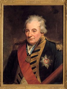 セント・ヴィンセント伯爵ジョン・ジャーヴィス（1735-1823）の肖像 ジョン・ホップナー（1758-1810）によるアドミラル第一卿の絵画 作： John Hoppner