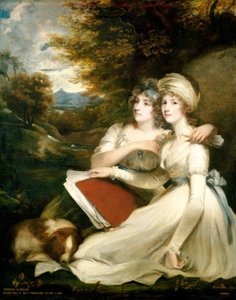 フランクランド・シスターズ、1795年 作： John Hoppner