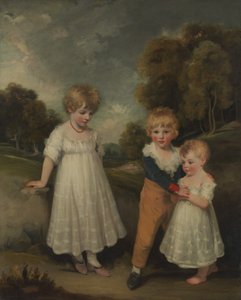 サックビル家の子供たち、1796年 作： John Hoppner