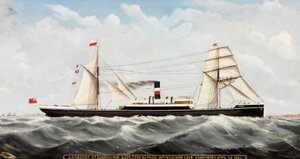サンダーランドのSS Cogent &39;、1884-85 作： John Hudson