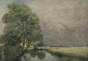 ソールズベリー近くの虹 作： John IV Dunthorne