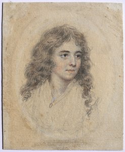 アンナマリアウルフの肖像、néeSmart、c。 1785年。 作： John I. smart