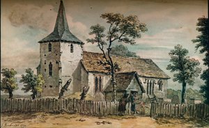 ダウン教会、ケント、1775 作： John Inigo Richards
