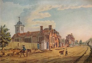 オールドチャペル、ケンティッシュタウン、c1770、1925 作： John Inigo Richards
