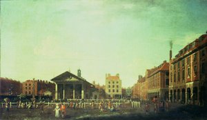 セントポールのビュー、コヴェントガーデン、1762 作： John Inigo Richards