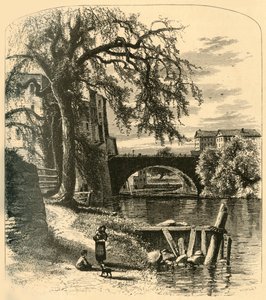 メインストリート・ブリッジ、ハートフォード」1874年   作： John J. Harley