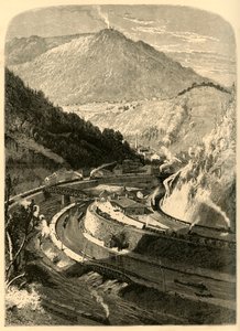 Mauch Chunk and Mount Pisgah」、1872年。  