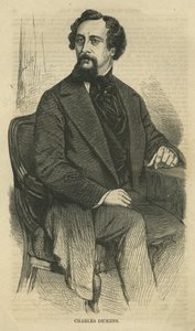 チャーパーズディケンズ、ハーベットニューマンスリーマガジンc.1864からボベットフーパーによって彫刻 作： John Jabez Edwin Paisley Mayall