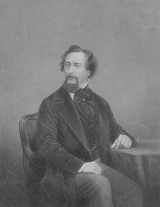 チャールズジョンハッファムディケンズ（1812-70） 作： John Jabez Edwin Paisley Mayall