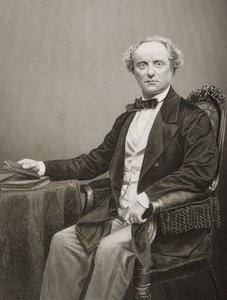 チャールズジョンキーン（1811-68）、DJパウンドによって写真から刻まれた、「著名な人物の応接室、第2巻」、1860年にロンドンで出版 作： John Jabez Edwin Paisley Mayall