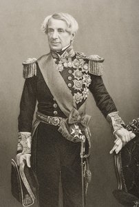 1860年にロンドンで出版された「著名な人物の応接室、第2巻」の写真からDJパウンドが彫刻したエドモンドライオンズ（1790〜1858年）