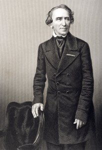 1860年にロンドンで出版された「著名な人物の応接室、第2巻」の写真からDJパウンドによって彫刻されたジャコモマイヤービール（1791-1864） 作： John Jabez Edwin Paisley Mayall