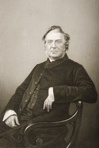 1860年にロンドンで出版された「著名な人物の応接室、第2巻」の写真からDJパウンドが彫刻したヒューストウェル（1799-1845）