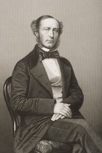 ジョンウォルター（1818〜94年）、DJパウンドが1860年にロンドンで出版した「著名な人物の応接室、第2巻」の写真から彫刻 作： John Jabez Edwin Paisley Mayall