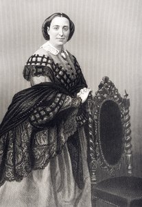 マダムロジーノペンコ（1823-94）、1860年にロンドンで出版された「著名な人物の応接室、第2巻」の写真からDJパウンドが彫刻