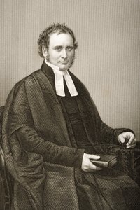 1860年にロンドンで出版された「著名な人物の応接室、第2巻」の写真からDJパウンドが彫刻したロバートビッカーステス（1816-84） 作： John Jabez Edwin Paisley Mayall