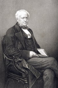 フィッツロイケリー卿（1796-1880）は、1860年にロンドンで出版された「著名な人物の応接室、第2巻」の写真から、DJパウンドによって彫刻されました。 作： John Jabez Edwin Paisley Mayall