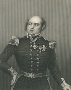 1860年にロンドンで出版された「著名な人物の応接室、第2巻」の写真からDJパウンドが彫刻したジョンフランクリン卿 作： John Jabez Edwin Paisley Mayall