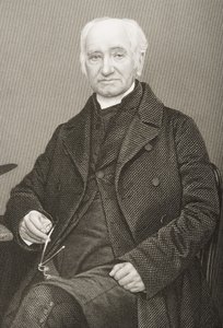 トーマスヴォウラーショーツ（1790-1872）、DJパウンドが1860年にロンドンで出版した「著名な人物の応接室、第2巻」の写真から彫刻 作： John Jabez Edwin Paisley Mayall