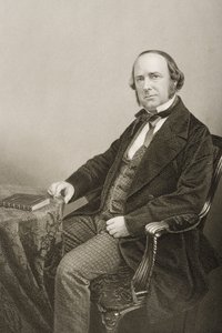 トーマスライト（1810-77）、1860年にロンドンで出版された「著名な人物の応接室、第2巻」の写真からDJパウンドが彫刻 作： John Jabez Edwin Paisley Mayall
