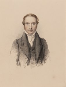 サミュエルプラウトの肖像、1820年頃（紙にトイレ） 作： John Jackson