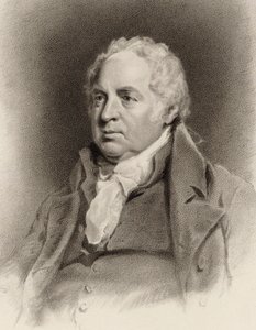 ヴァイオリン奏者で作曲家のウィリアム・シールドの肖像 1748-1829、1822年。 作： John Jackson